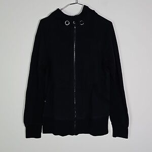 Warehouse One medium black zip up hoodie